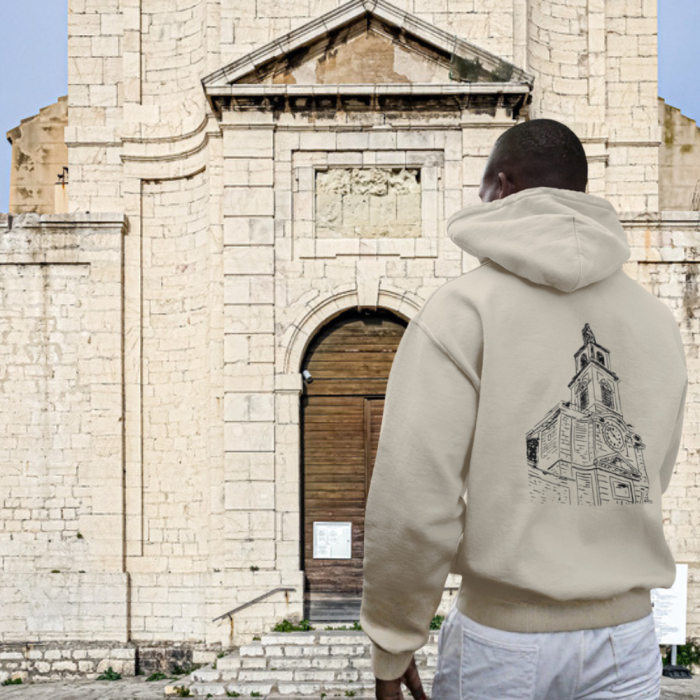 SWEAT A CAPUCHE ST LOUIS BEIGE